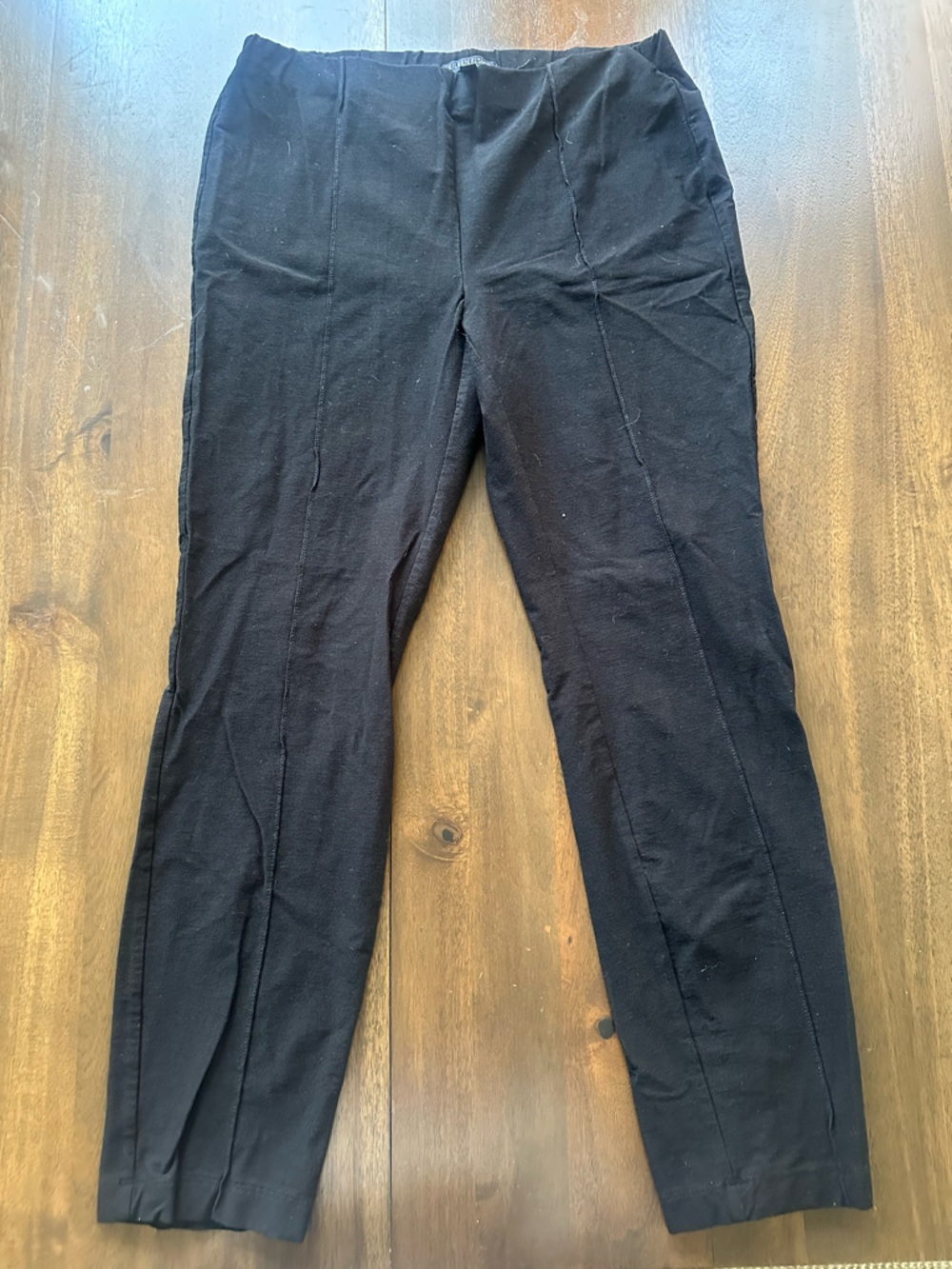 Eileen Fisher Elastic Waist Black Pants Petite PS/PP